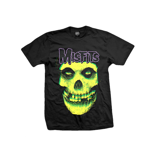 UNITY MERCH MISFITS GLOWING SKULL TEE