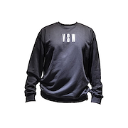 VISION STREET WEAR OVER CREW VSW VISION BLACK