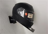 NEGRO RACK PORTA CASCO Y CAMPERA AKIRA