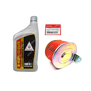 ELITE 125 2015 A 2017 Kit Service Honda Elite 125 2015 Filtro Aire HP4M 10W 30 M1 HONDA