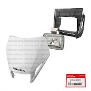 Tornado Mascara Tornado Blanca Completo + Optica + Lampara Honda Ok HONDA