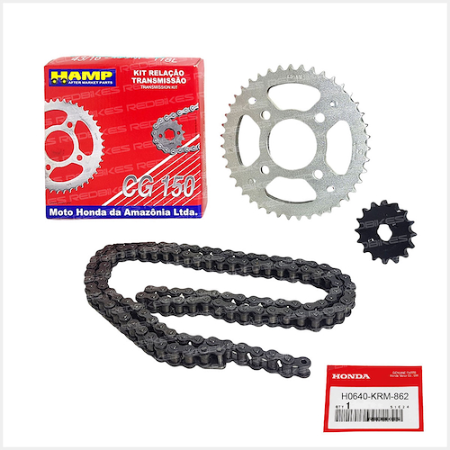CG-150/ NEW CG-150 KIT DE TRANSMISION CG150 (04~08) HONDA