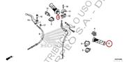 New Wave S 110 Puño Manubrio New Wave S 110 Original Honda Juego P2 HONDA