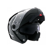 325 CASCO STROBE SOLID GLOSS BLACK (M) LS2