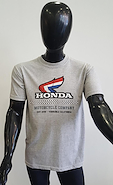REMERA HONDA VINTAGE GRIS MOTORACER