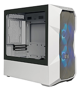 COOLER MASTER TD300 MESH BLANCO GABINETE GAMER VIDRIO TEMPLADO ARGB X2 FAN MINI TOWER