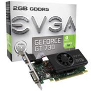 PLACA DE VIDEO EVGA GT730 2GB DDR3