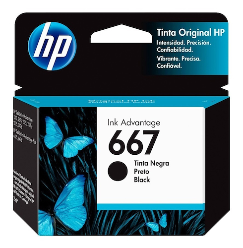 INK CARTRIDGE HP 667 NEGRO 3YM79AL