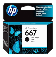 INK CARTRIDGE HP 667 NEGRO 3YM79AL