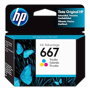 INK CARTRIDGE HP 667 TRI-COLOR 3YM78AL