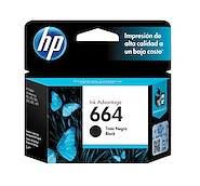 INK CARTRIDGE HP 664 NEGRO F6V29AL