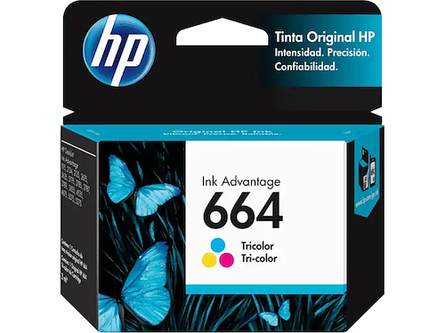HP 664 TRI-COLOR F6V28AL INK CARTRIDGE