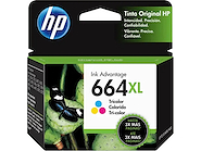 INK CARTRIDGE HP 664 XL COLOR F6V30AL