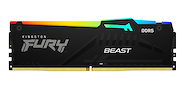 MEMORIA RAM UDIMM RGB KINGSTON 16GB DDR5 4800MHZ FURY BEAST RGB KF548C38BBA-16