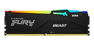 MEMORIA RAM UDIMM RGB KINGSTON 32GB DDR5 4800MHz FURY BEAST RGB KF548C38BBA-32