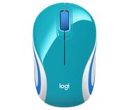 MOUSE MINI WIRELESS LOGITECH M187 SAMR BRIGHT TEAL 910-005363