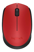 MOUSE WIRELESS LOGITECH M170 RED 910-004639