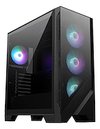 MSI MAG FORGE 320R GABINETE GAMER VIDRIO TEMPLADO ARGB X4 FAN MID-TOWER