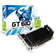 PLACA DE VIDEO MSI GT610 1GB DDR3