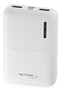 CARGADOR PORTATIL 5000 MAH NETMAK NM-PB3 BLANCO