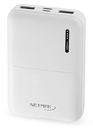 POWER BANK 10.000MAH NETMAK NM-PB4 BLANCO