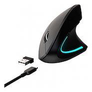 NETMAK NM-ERGO MOUSE WIRELESS VERTICAL RECARGABLE 2.4GHZ