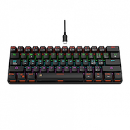 NETMAK NM-DOMINATE TECLADO MECANICO 60% / NEGRO