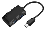 NETMAK NM-HUBC HUB USB-C 4 PUERTOS USB 2.0