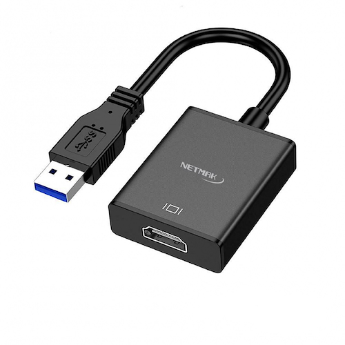 NETMAK NM-TC35 CONVERSOR USB 3.0 (M) A HDMI (H)