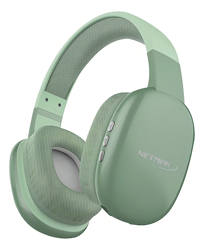 NETMAK NM-VOLT VERDE AURICULAR VINCHA BT DUAL