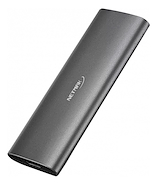 NETMAK NM-CASE-7 CARRY DISK USB-C 3.2 DISCOS SSD M.2 NVME Y SATA