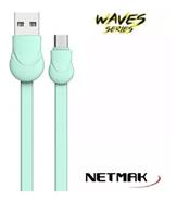 NETMAK NM-121G 1MTS CABLE USB A MICRO USB