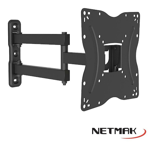Soporte p/Monitor 10 a 32 con brazo doble, Netmak NM-ST18