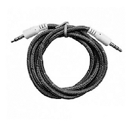 NETMAK NM-C66 NEGRO 1M REFORZADO CABLE MINIPLUG 3.5 A 3.5