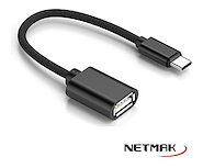 NETMAK NM-C104 TIPO C (M) A USB 2.0 (H) ADATADOR OTG