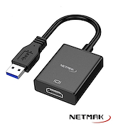 CONVERSOR NETMAK NM-TC35 USB 3.0 (M) A HDMI (H)