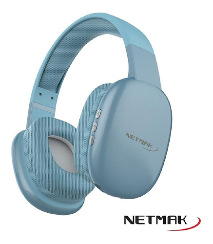 AURICULAR  MP3 BT NETMAK NM-VOLT AZUL