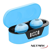 AURICULAR BLUETOOTH NETMAK NM-BIZA AZUL