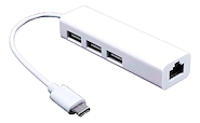 NETMAK NM-TC40 ADAPTADOR TIPOC A  3 USB Y RJ45