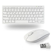 COMBO WIRELESS ULTRA SLIM NETMAK NM-KB570 WHITE