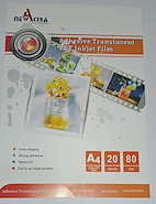 NEW AKIRA A4 PET TRANSLUCENT PAPEL ADHESIVO
