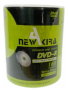 NEW AKIRA 16X -R 4.7 GB PRINTABLE PACK X100 DVD VIRGEN