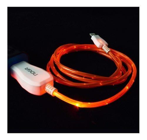 CABLE IPHONE CON LED 2A NOGA-NET USB-L03