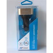 NOGA-NET CAR USB 17P 9.6A 4PUERTOS ALUMINIO CARGADOR PARA AUTO USB