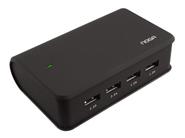 NOGA-NET NG-660 220V 4 PUERTOS FUENTE HUB USB
