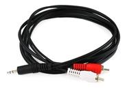 NOGA-NET AC-27 CABLE PLUG 3.5 ST A 2 PLUG RCA 1.8 MTS