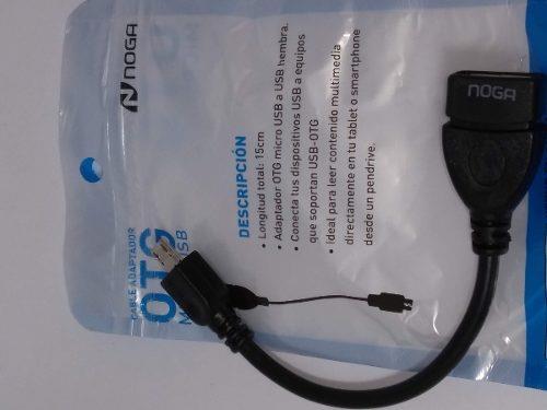 Cable OTG USB hembra a Micro USB macho - Noganet 