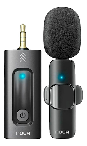 NOGA-NET NG-MI35 MICROFONO INALAMBRICO CORBATERO PIN 3.5