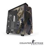 GABINETE GAMER NZXT H440 BLACK-GREEN COUNTER STRIKE