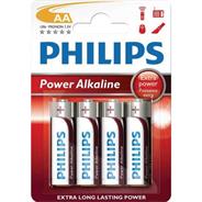 PILA ALCALINA PHILIPS AA LR6P4B